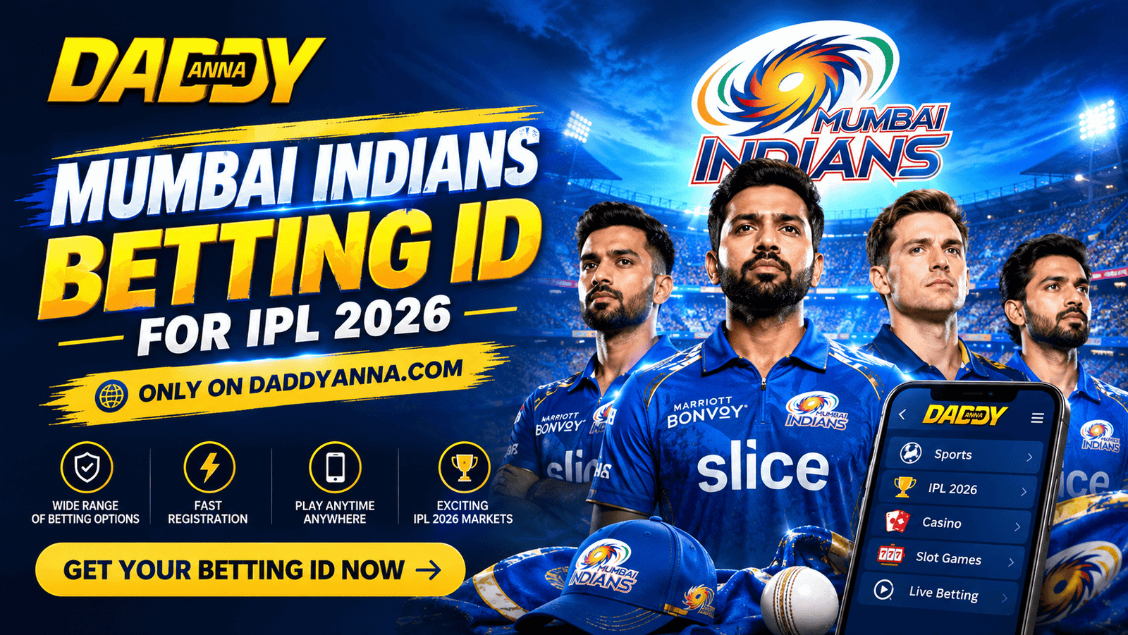 betting Id for ipl
